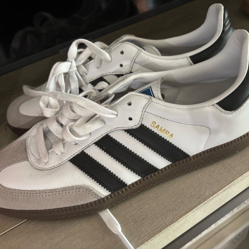 Adidas Samba Classic White and Black Shoes